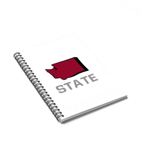 Washington State Spiral Notebook - Ruled Line