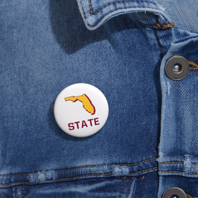 Florida State Pin Buttons