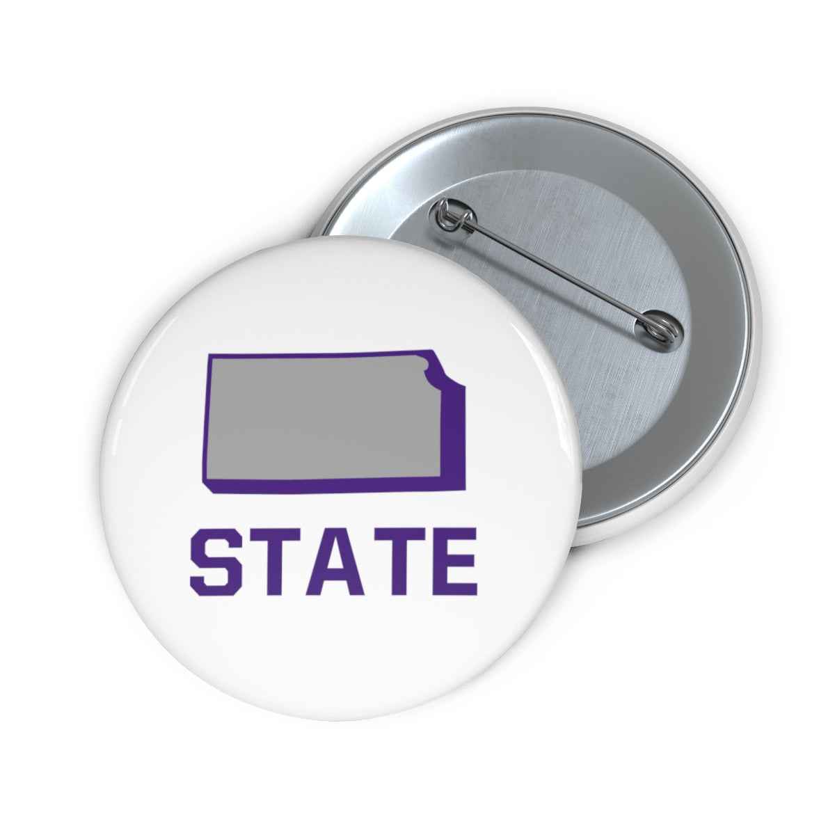 Kansas State Pin Buttons