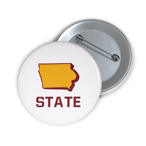 Iowa State Pin Buttons