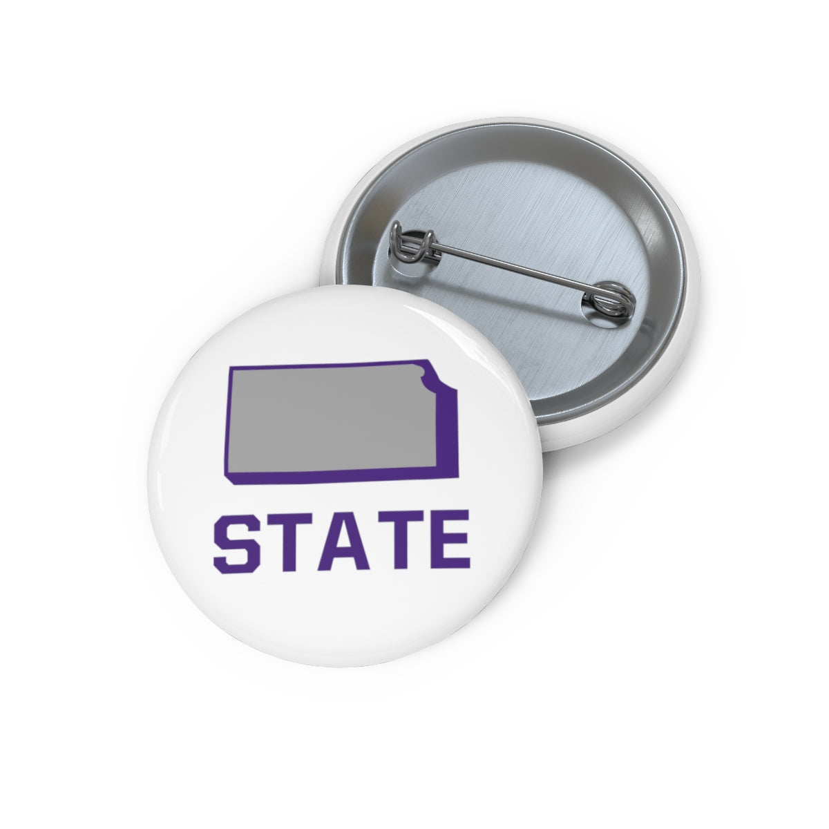 Kansas State Pin Buttons