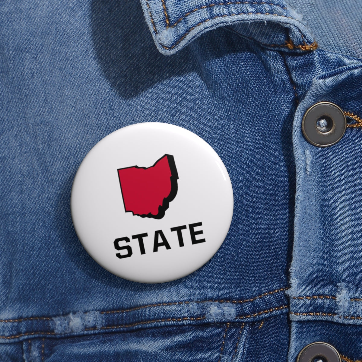 Ohio State Pin Buttons