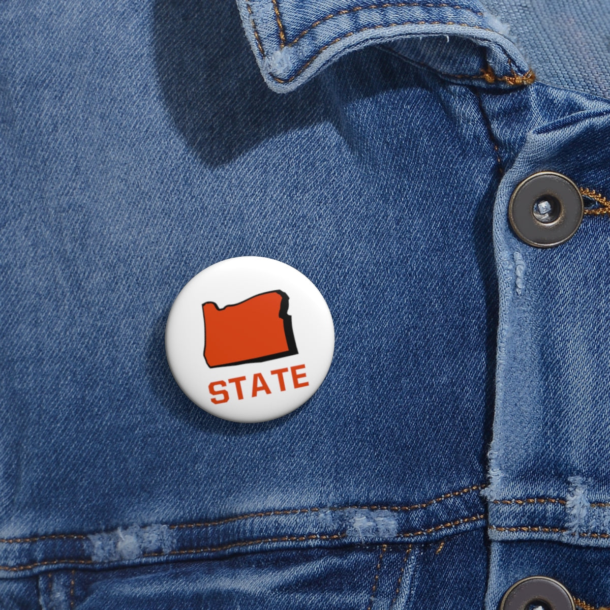 Oregon State Pin Buttons