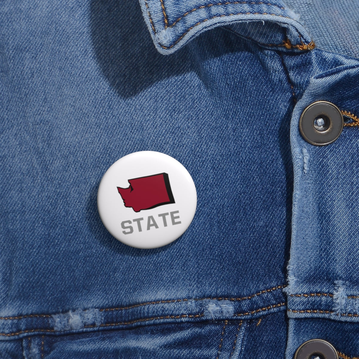 Washington State Pin Buttons