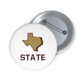 Texas State Pin Buttons