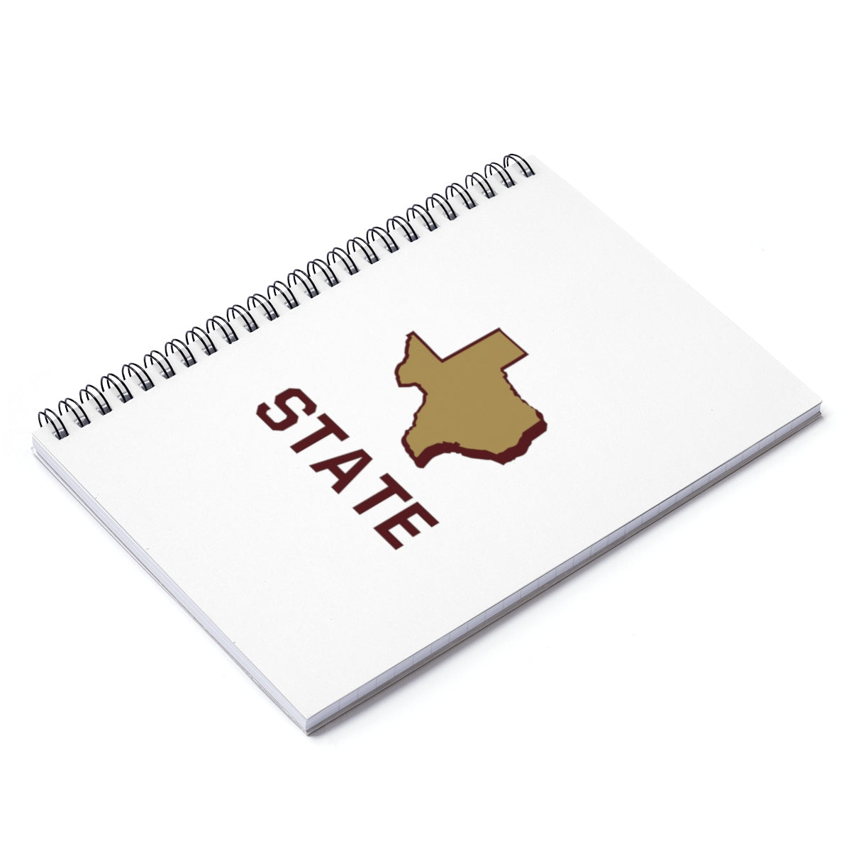 Texas State Spiral Notebook - Ruled Line