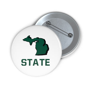 Michigan State Pin Buttons