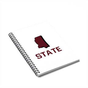 Mississippi State Spiral Notebook - Ruled Line