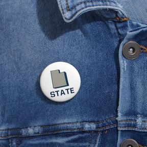 Utah State Pin Buttons