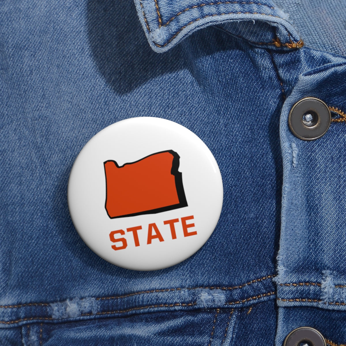 Oregon State Pin Buttons