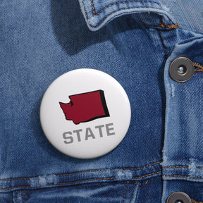 Washington State Pin Buttons