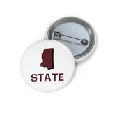 Mississippi State Pin Buttons