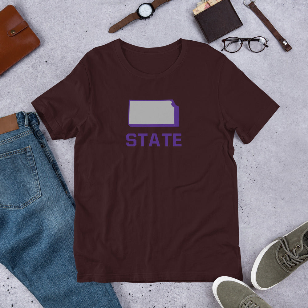 Kansas State Short-Sleeve Unisex T-Shirt